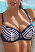 Lise Charmel B85 Rayure En Ligne 3/4 Balconet Top
